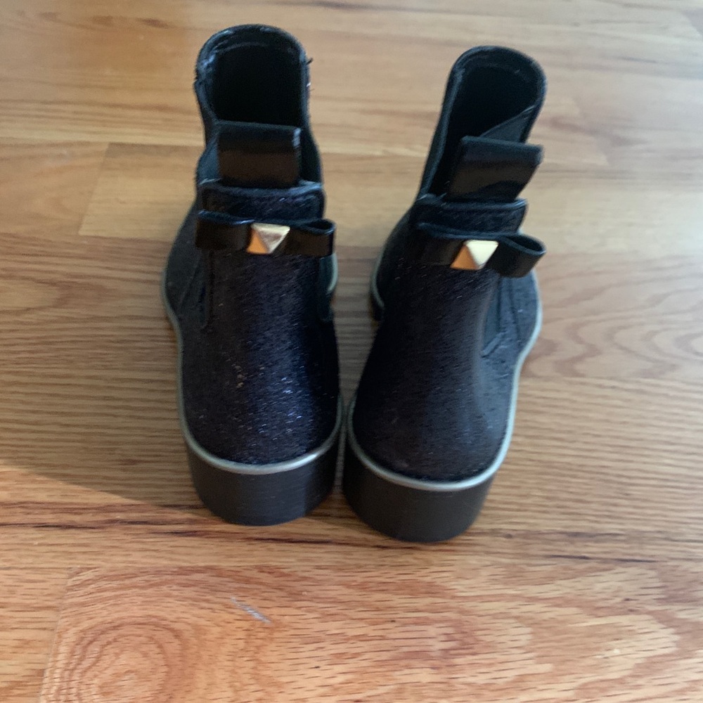 Kate Spade Black Glitter Rainboot - Picture 2 of 4